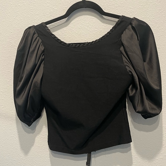 Cropped corset top - Picture 3 of 4